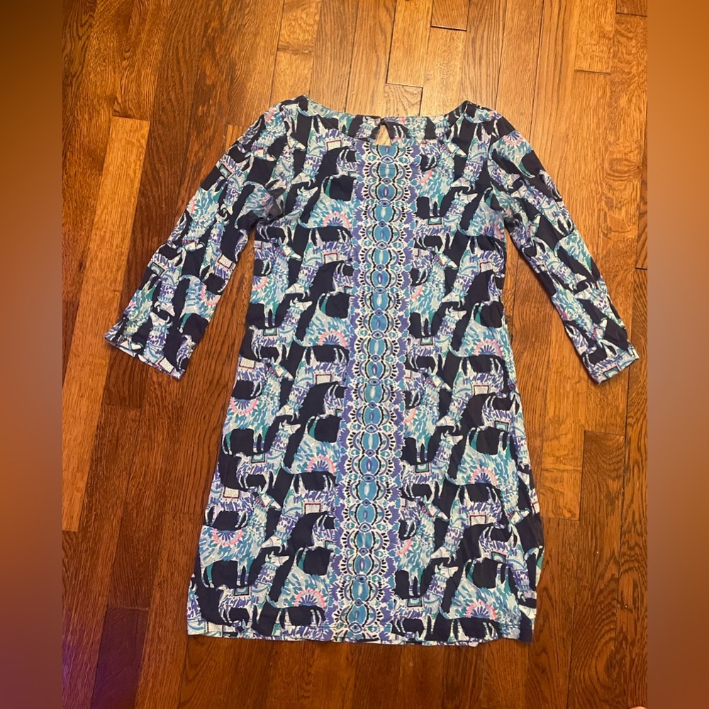 Lilly Pulitzer 3/4 sleeve dress Size XS